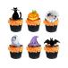  Halloween еда для капкейк topa- тыква призрак bat чёрный кошка - pre cut вафли бумага кекс украшение 36 шт 