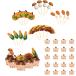 Cosybeau Thanksgiving тыква капкейк труба -20 шт &amp; капкейк topa-20 шт осень десерт оборудование орнамент тыква гриб 