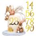  акрил кекс номер topa-0~9 цифра Happy Birthday кекс topa- Gold акрил свадьба pa- чайная чашка кекс topa-