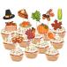 HOKPA Thanksgiving капкейк topa-,36 шт индюк тыква клен leaf каштан маффин капкейк pick Thanksgiving фестиваль вечеринка 