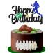 Sotpot регби кекс topa- футбол мяч happy день рождения кекс украшение, футбол Thema party украшение спорт 