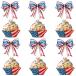  independent память день капкейк topa- bow happy independent память день капкейк pick America independent память день Thema день рождения party кекс украшение сопутствующие товары лента 24 шт pa