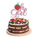 1 шт клубника Oh Girl кекс topa-It'a Girl клубника кекс pick фрукты Thema baby душ Kids день рождения pa-te
