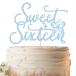 Sweet Sixteen кекс topa-- голубой g Ritter бабочка Thema сладкий 16 день рождения кекс украшение сопутствующие товары девочка предназначенный сладкий 1
