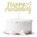  happy Anniversary кекс topa-, Gold g Ritter кекс topa-, happy Anniversary party украшение принадлежности, фирма Anniversary pa-