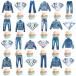  Denim . бриллиант pa- чайная чашка кекс topa- Denim . бриллиант party украшение 