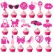  hot розовый g Ritter Princess капкейк topa-24 шт hot розовый девушка капкейк topa- розовый девушка день рождения свадебный вечеринка 
