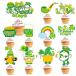 VARACL happy . Patrick te- капкейк topa-, зеленый Shamrock re pra кукуруза холодный long шляпа Irish кекс topa-..