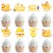 Funmemoir цыпленок baby душ украшение - 36 шт A Little Chick Is About to Hatch Cupcake