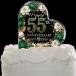 55 anniversary commemoration кекс topa- акрил,55 anniversary commemoration украшение &amp; сувенир подарок cup ru предназначенный (55 годовщина - зеленый цветочный )