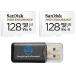SanDisk 128GB High Endurance MicroSDXC Memory Card (2 Pack) for Garmin Dash Cam 57, 67W, Mini 2, 47 Series (SDSQQNR-128G-GN6IA) Class 10 Bundle with (