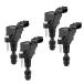 ACROPIX Automotive Engine Ignition Coils Pack Assembly Fit for Buick Lacrosse - Pack of 4 Black