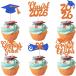 Rsstarxi 36 упаковка Congrats Grad 2024. индустрия капкейк topa- колпак . индустрия сертификат So Proud of You