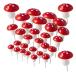 jarbins 30 шт упаковка гриб кекс украшение красный Mini гриб .. для . пена капкейк topa- mash 