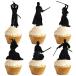 18 шт черный Silhouette g Ritter Warrior десерт капкейк topa- kendo фитнес спорт Thema оборудование орнамент сопутствующие товары мужчина мужчина - 
