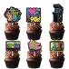 18 шт g Ritter десерт капкейк topa- pick retro slow задний I Love 90 годы 25 лет Thema оборудование орнамент сопутствующие товары женщина мужчина 