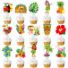  Hawaiian капкейк topa- party украшение aro - капкейк pick Hawaiian ruau Thema baby душ день рождения party сопутствующие товары 