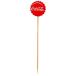 TableCraft 12290 Coca Cola красный колпачок для бутылки оборудование орнамент pick 4.5 дюймовый бамбук &amp; сосна материал скучающий одноразовый отделка коктейль передний .ka