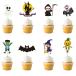 Arthsdite 24 шт Halloween капкейк topa- призрак . женщина bat капкейк pick Halloween b-. бог ужасы house ke