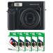 FUJIFILM Fuji Film instax WIDE 400 jet черный Cheki широкий плёнка 50 листов имеется 