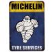  Michelin Michelin шина постер * retro style * жестяная пластина табличка / украшение / балка / ресторан / Cafe / кофейня /20cm*30cm