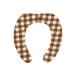 rek..Q поглощение ... сиденье нежный боа проверка Brown стирка OK BB-496 4903320129672