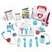 Melissa  Doug Get Well Doctors Kit Play Set - 25 Toy Pieces - Doctor Role Play Set, Doctor Kit For Toddlers And Kids Ages 3+