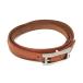  Hermes (Hermes)apiIII короткое колье кожа, metal браслет Brown, серебряный 