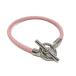  Hermes (Hermes)g Rena nH071681F кожа, metal браслет серебряный, розовый 