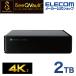 쥳 ELECOM SeeQVault Desktop Drive USB3.2 (Gen1) 3.5 դ ϡɥǥ HDD դHDD ֥å 2TBELD-QEN2020UBK
