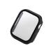  Elecom Apple Watch series7 45mm для полный покрытие кейс premium стекло высота прозрачный Apple часы 7 45mm полный покрытие кейс покрытие черный AW-21AFCGBK