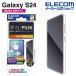 Galaxy S24 для плёнка гладкий отпечаток пальца предотвращение высота прозрачный Galaxy S24 SC-51E плёнка PM-G241FLSTGN Elecom ликвидация запасов 