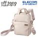 off toco плечо сумка Tiny Shoulder Pouch off toko под кожу крем бежевый BMA-OFSC01BE Elecom ликвидация запасов 