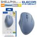  Elecom USB беспроводной Bluetooth мышь SHELLPHA 3 кнопка M размер Bluetooth беспроводной антибактериальный specification тихий звук проект темно-синий M-SH10MBSKNV