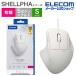 Elecom проводной мышь SHELLPHA S размер 5 кнопка + наклон (7 кнопка ) USB наклон c функцией антибактериальный specification тихий звук проект белый M-SH31UBSKWH