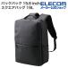  Elecom рюкзак sk подушка безопасности 15.6 inch большая вместимость 19L водоотталкивающая отделка черный BM-XBPSQ01BK