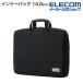  Elecom внутренний сумка тонкий 14.0 inch черный BM-F07XBK