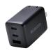 �G���R�� �m�[�gPC�p AC�A�_�v�^�[ USB Power Delivery 67W AC�[�d�� C�~2+A�~1 USB�[�d�� Type-C �~2 USB-A �~1 �X�C���O�v���O �u���b�N  EC-AC10367BK �֘A�摜2