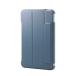  Elecom iPad mini 8.3inch A17 Pro для заслонка кейс тонкий легкий цвет край задняя сторона прозрачный заслонка кейс голубой серый ELECOM TB-A25SWVFCBG ликвидация запасов 