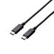�G���R�� USB2.0�P�[�u���iType-C-TypeC�j/3.0m �u���b�N 3.0m U2C-CC5P30NBK �݌ɏ���