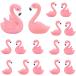  миниатюра фламинго фигурка e-s ta- капкейк topa- Mini фламинго кекс украшение фламинго party свадебный свадьба ..ga