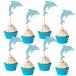 36 упаковка g Ritter голубой Dolphin капкейк topa-zsi- Thema капкейк pick Dolphin капкейк pick море животное ke