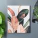  искусство panel leaf каучуковое дерево campus ширина 40cm высота 50cm квадратный зеленый botanikaru орнамент интерьер модный Северная Европа Nankoku настенное украшение 66974