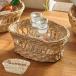  Mini корзина корзина место хранения корзина маленький симпатичный модный compact бардачок кейс для хранения si- стакан натуральный Азия ателье vn5057