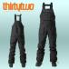  последний 1 пункт L размер 40%off одежда для сноуборда ThirtyTwo 32sa- чай two BASEMENT BIB PANTS мужской bib брюки черный сноуборд 