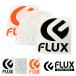 yu. packet correspondence possibility! sticker FLUX flux 60mm×80mm S size Logo seal da ikatto snowboard ski skateboard 