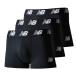  New balance New Balance premium боксеры 3 дюймовый передний ..3PACK мужской нижнее белье 3 шт. комплект чёрный темно-синий утка рисунок Logo 20%off LAU13009