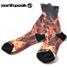 north peak North pi-k длинный носки гольфы мужской DESIGN SOCKS Thermo свет теплоизоляция лыжи сноуборд носки защищающий от холода 25%off