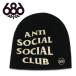  кошка pohs отправка! вязаная шапка 686 SIX EIGHT SIX Schic seito Schic sASSC SKULLY BEANIE вязаный Beanie snow мужской M5WNBNE223 2025-2026 зима новый продукт 