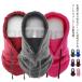  защита горла "neck warmer" обратная сторона ворсистый шарф снуд капот утеплитель мужской мотоцикл лыжи маска зима предмет защищающий от холода шляпа пыленепроницаемый . способ уличный спорт велосипед .